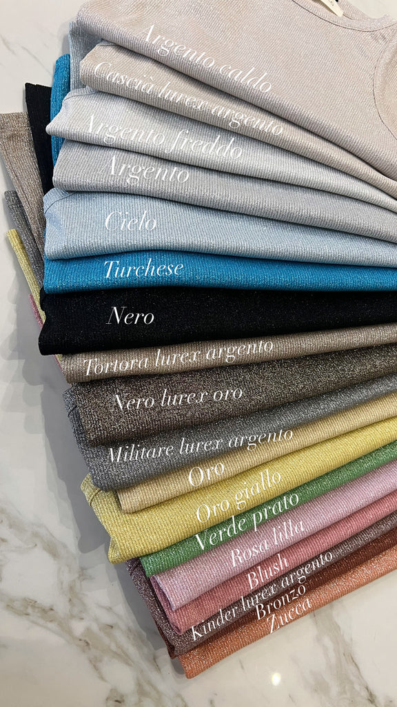 EVER ViCOLO•Canotta girocollo vogatore con lurex•Più colori