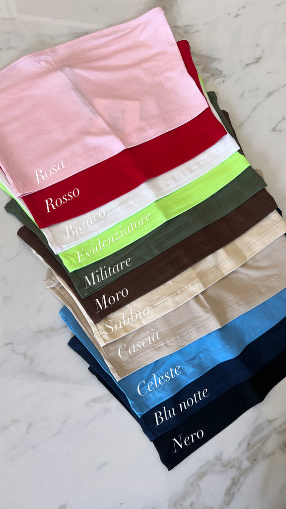 🚨ViCOLO•Top a fascia elasticizzato FIF•Più colori