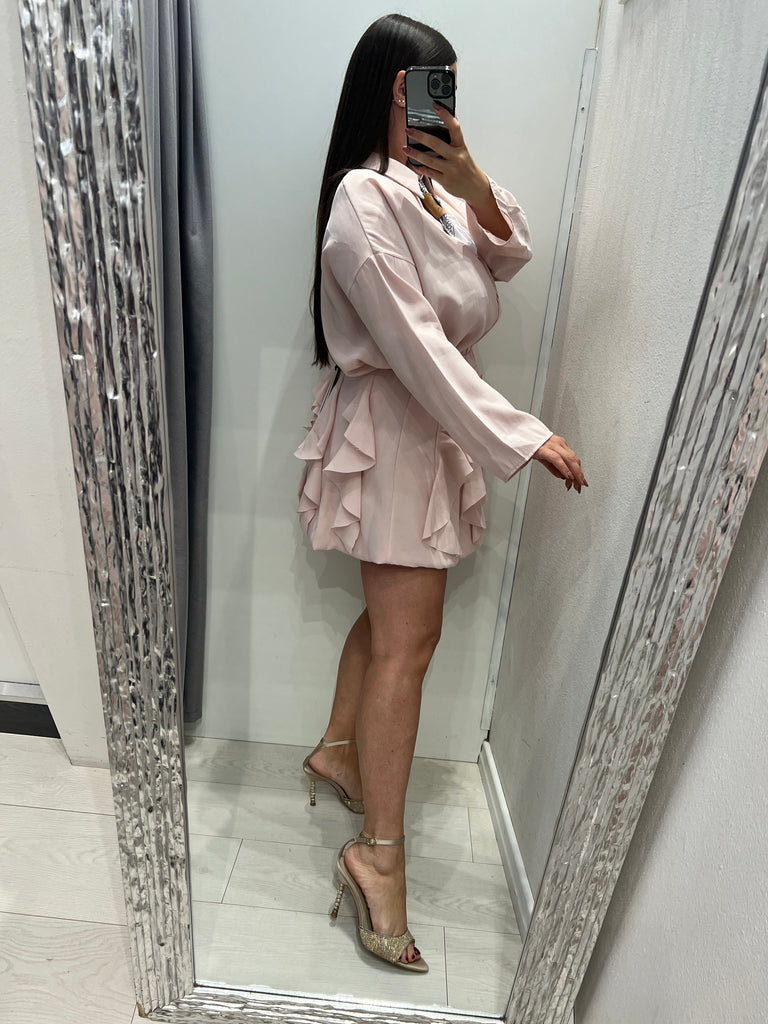 MSS💥HaveOne•Camicia rosa con bandana