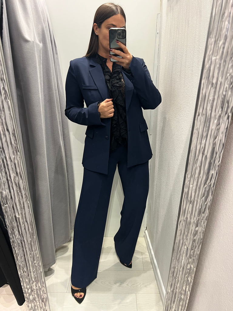 IMPERIAL•Pantalone best blu notte elastico