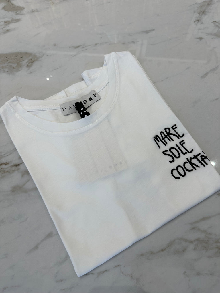 MSS💥HaveOne•T-Shirt MARE SOLE COCKTAIL