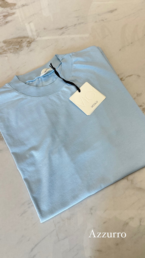 EVER ViCOLO•T-shirt over in cotone•Più colori