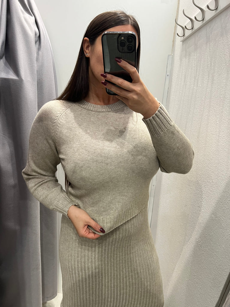 Susy Mix•Abito in maglia a coste e maglione•Più colori