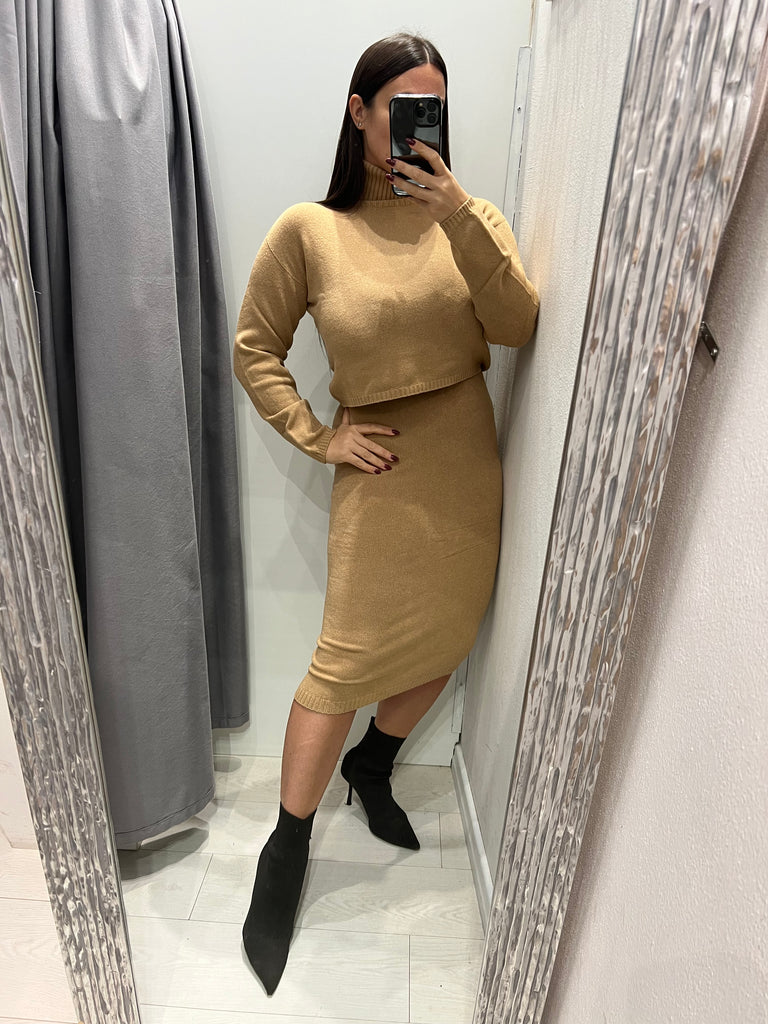 KONTATTO•Dolcevita crop misto angora•Più colori