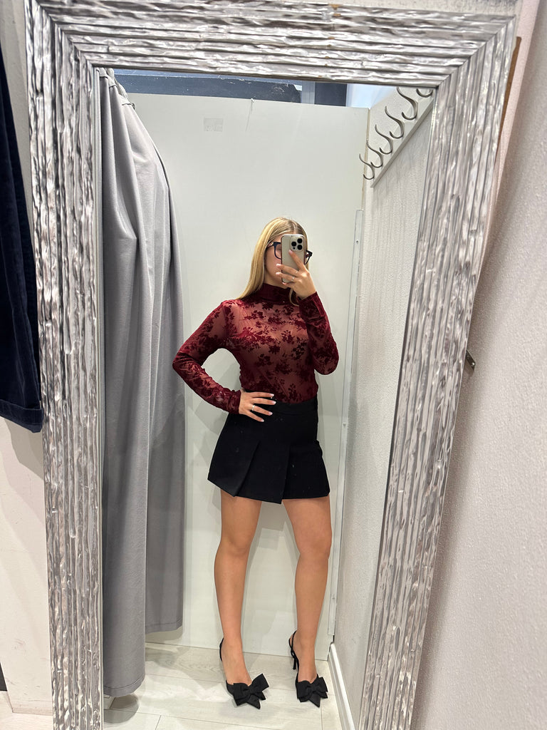 KONTATTO•Dolcevita tulle velluto