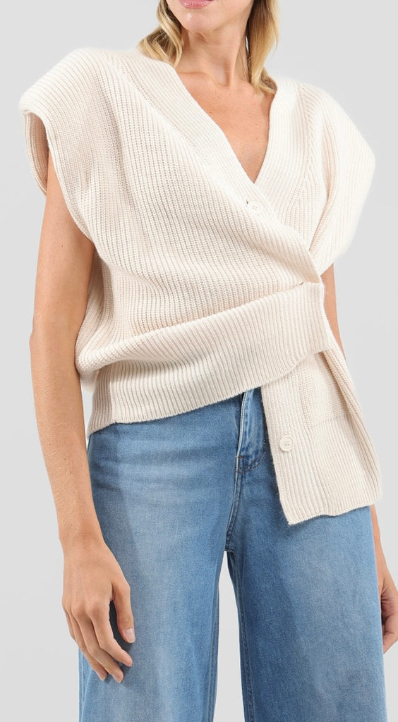 BLK30 HaveOne•Gilet spallotte e bottoni•Più colori