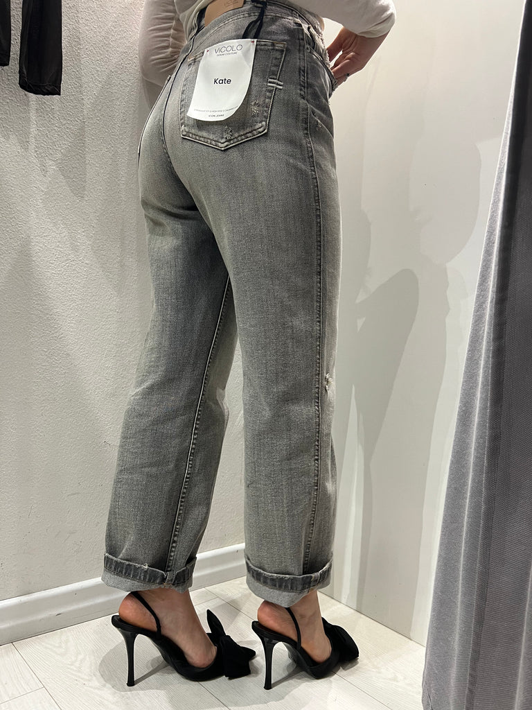 ViCOLO•Jeans Kate lavaggio grigio slavato