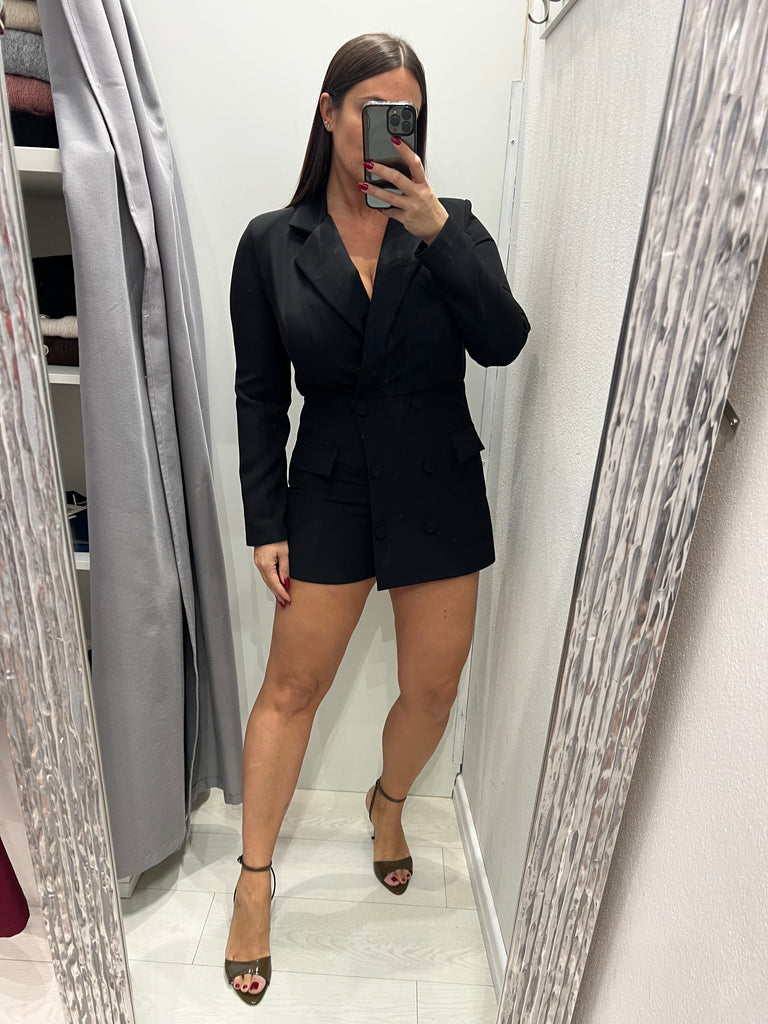 HaveOne•Tutina giacca nero