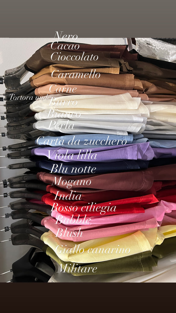 EVER ViCOLO•T-shirt in raso di viscosa•Più colori da S a XXL