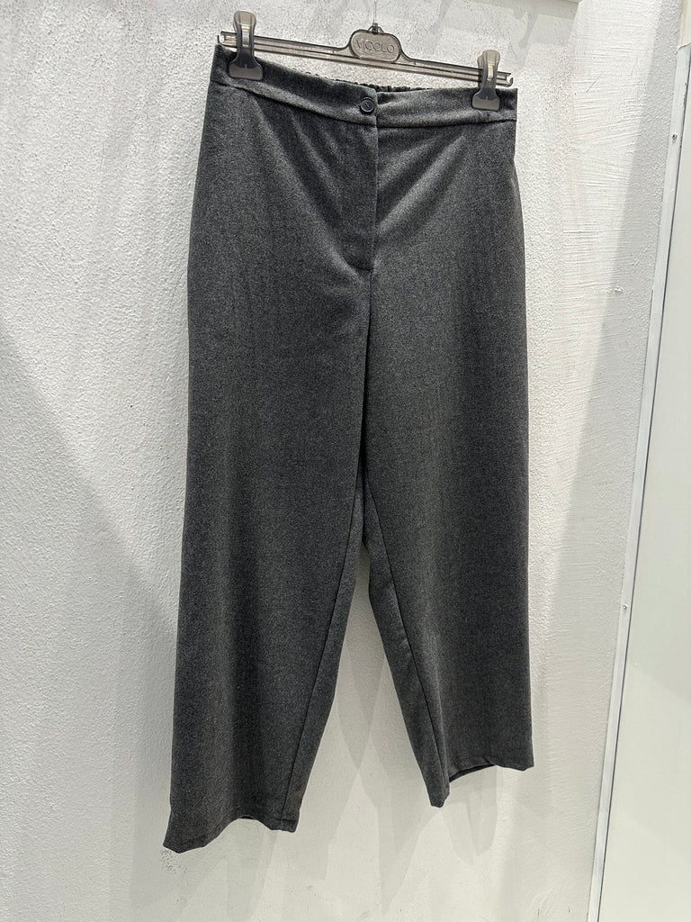 ViCOLO•Pantalone basic flanella grigio