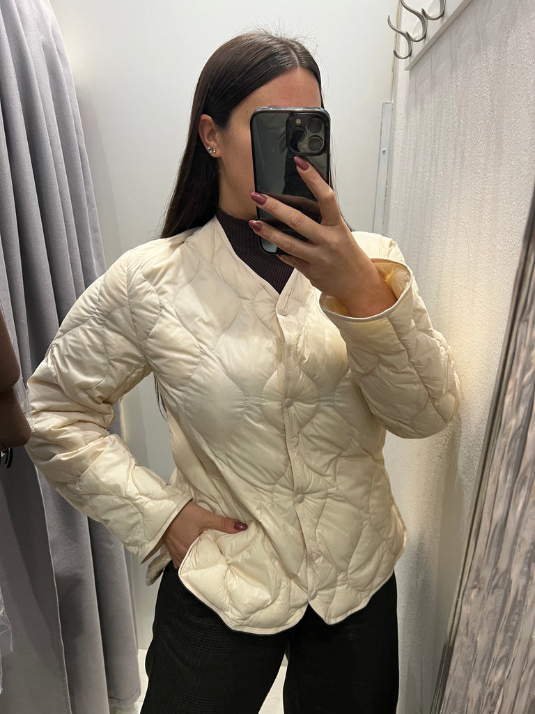 BLK30 HaveOne•Trapuntino piumino panna/beige