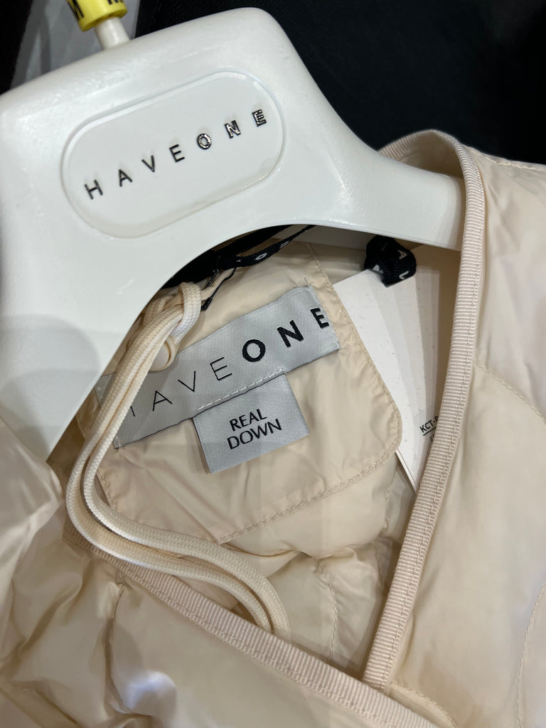 BLK30 HaveOne•Trapuntino piumino panna/beige