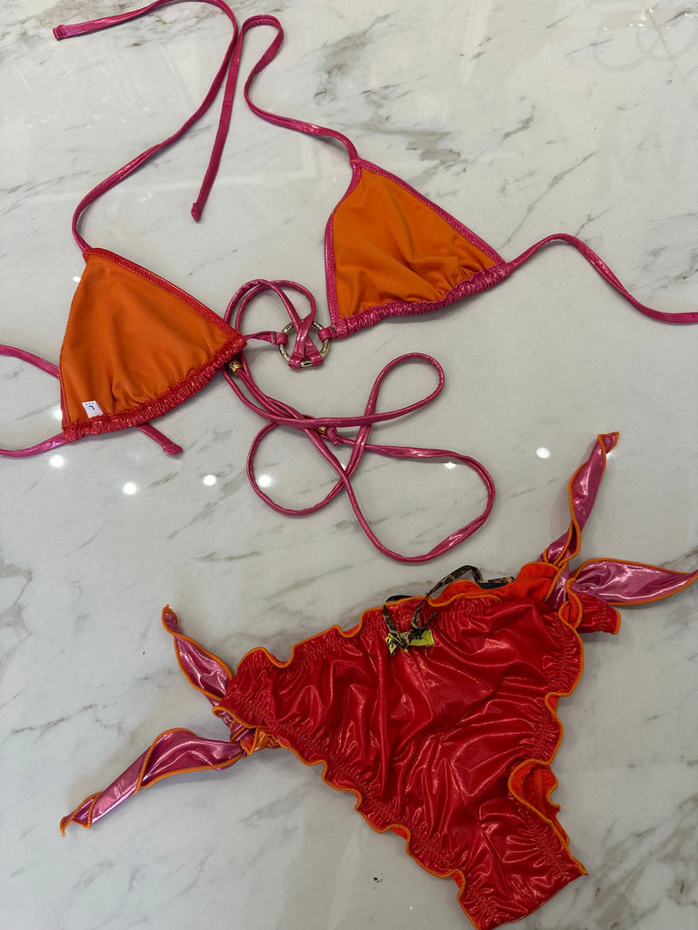 🚨4giveness-Bikini triangolo e slip lacci