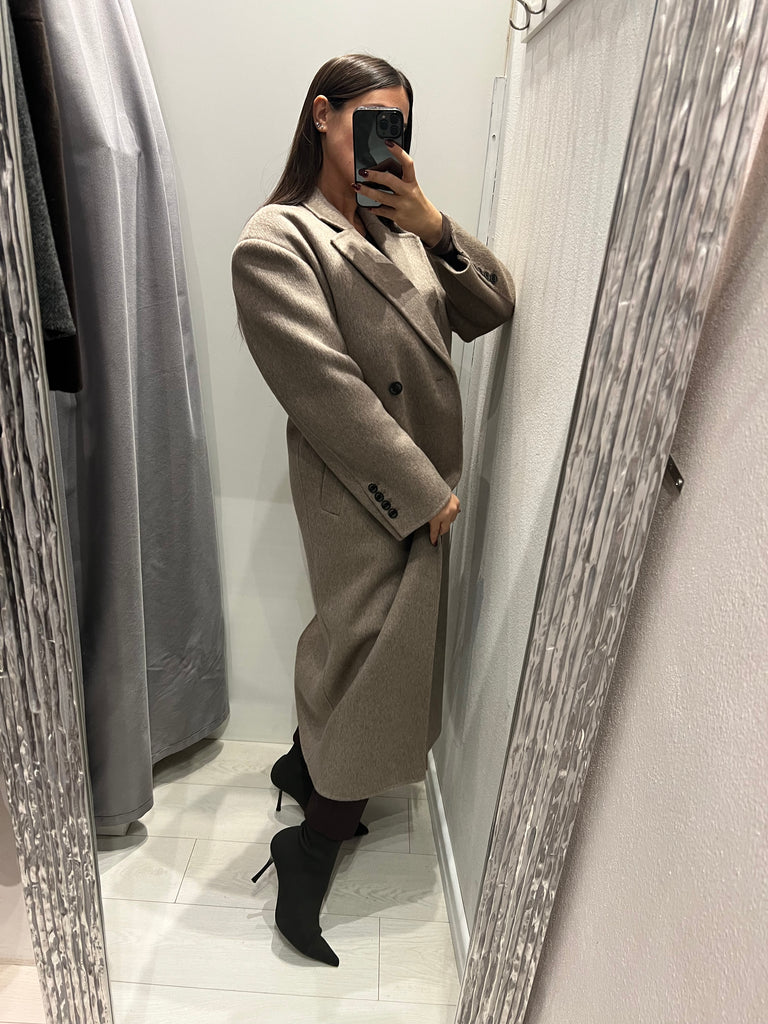 ViCOLO•Cappotto over doppiopetto cascià