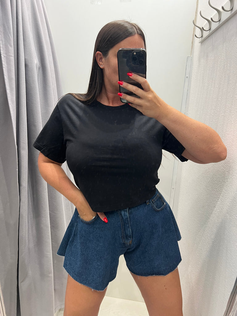 EVER ViCOLO•T-shirt over crop•Più colori