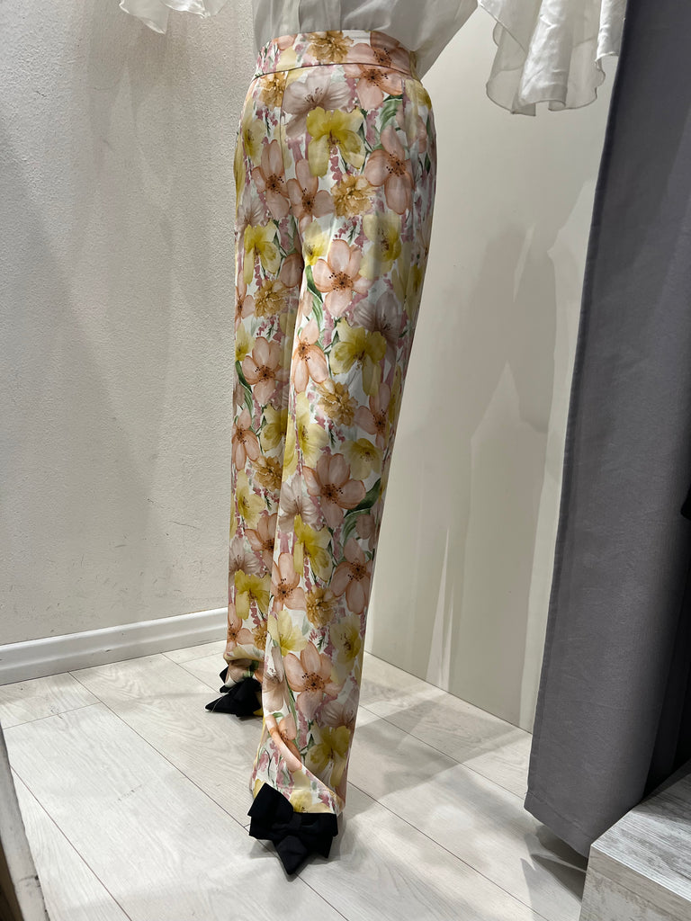 MSS💥ViCOLO•Pantalone palazzo floreale elastico