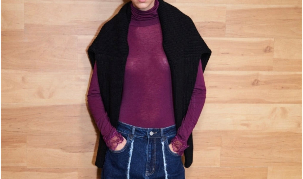 LUMINA•Dolcevita cashmere touch Bordeaux