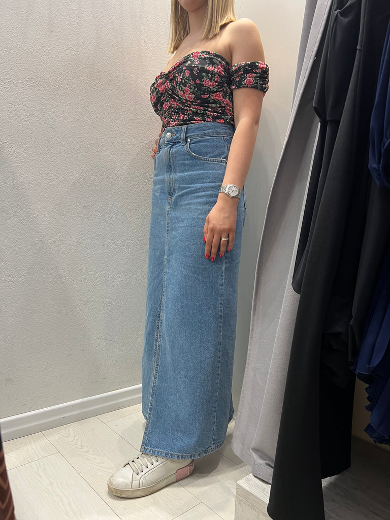 MSS💥ViCOLO•Gonna lunga in jeans jodie