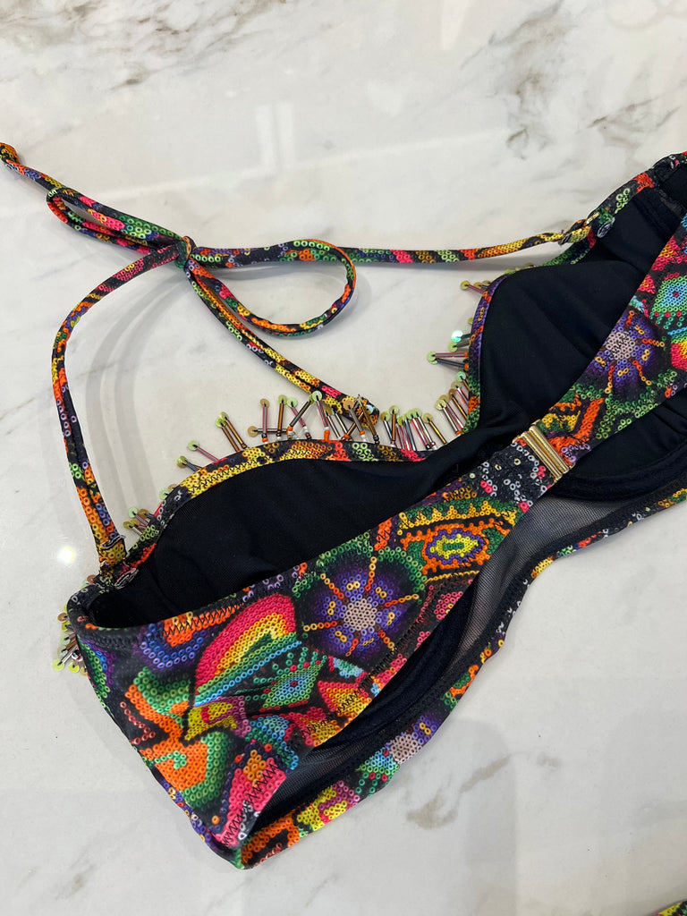 🚨4giveness•Bikini fascia ferretto e slip lacci•