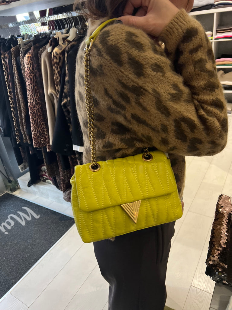 ViCOLO•Borsa Belleville small vera pelle metalleria oro•Più colori