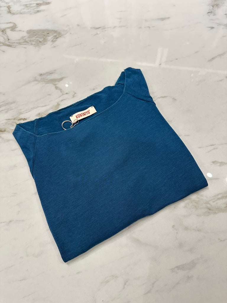 KONTATTO•Maglia lanetta scollo barchetta•Più colori