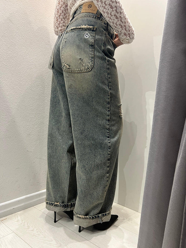 HaveOne•Jeans Bella lavaggio thè
