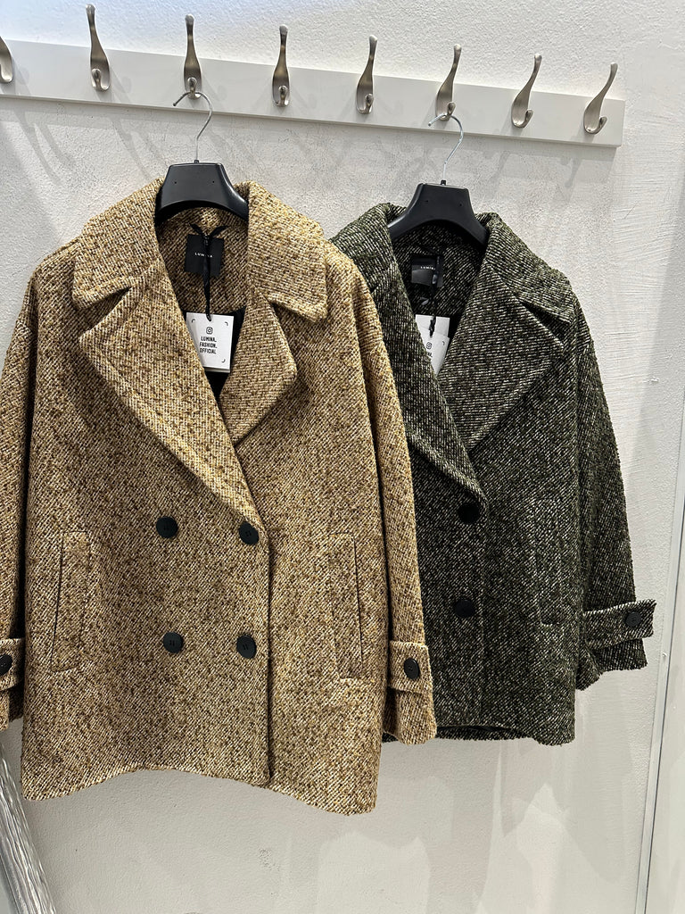 LUMINA•Cappotto ovetto doppiopetto•Più colori