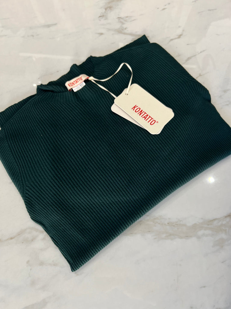 KONTATTO•Maglioncino costine girocollo•Più colori