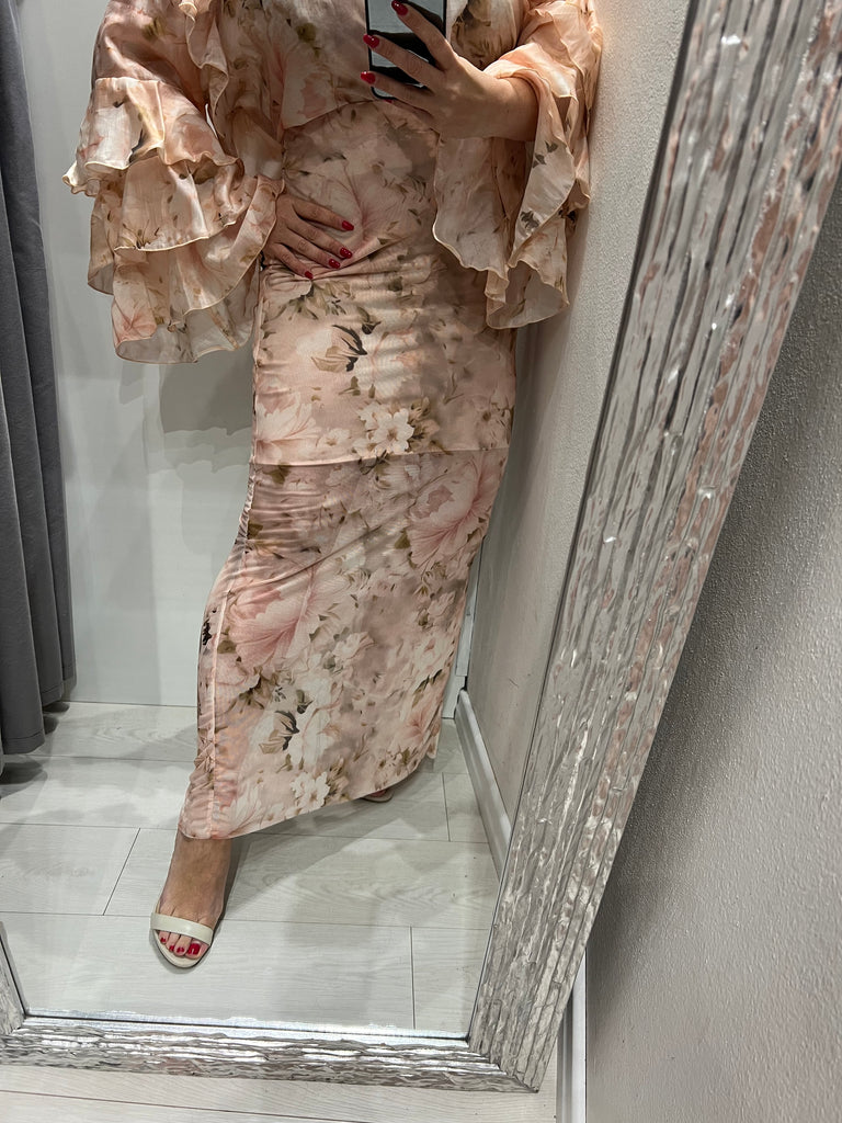 HaveOne•Gonna tulle stampa floreale