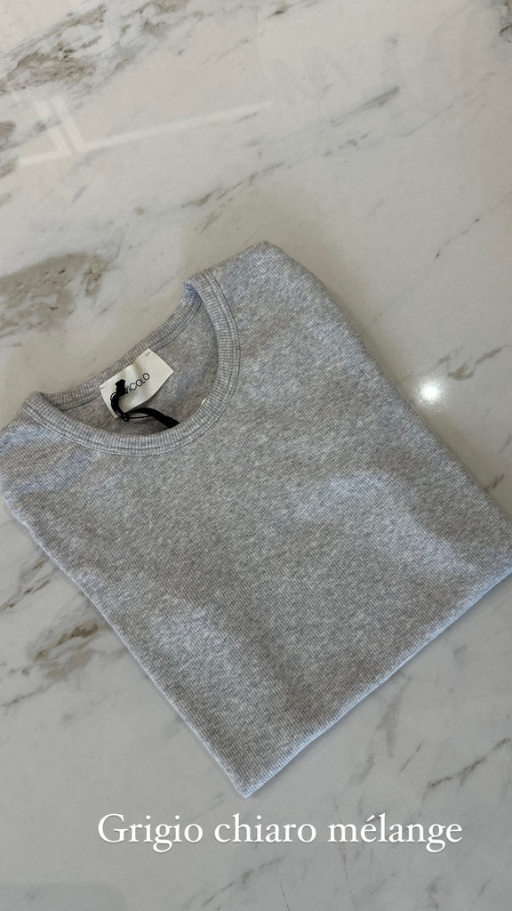 EVER ViCOLO•T-shirt a costine•Più colori