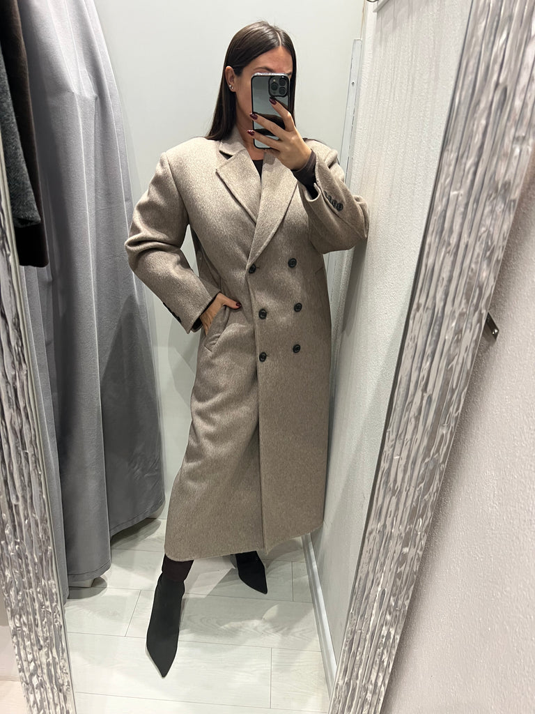 ViCOLO•Cappotto over doppiopetto cascià