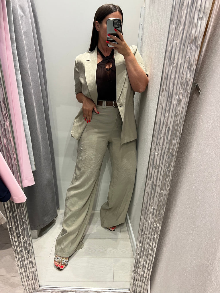 MSS💥HaveOne•Pantalone Salvia
