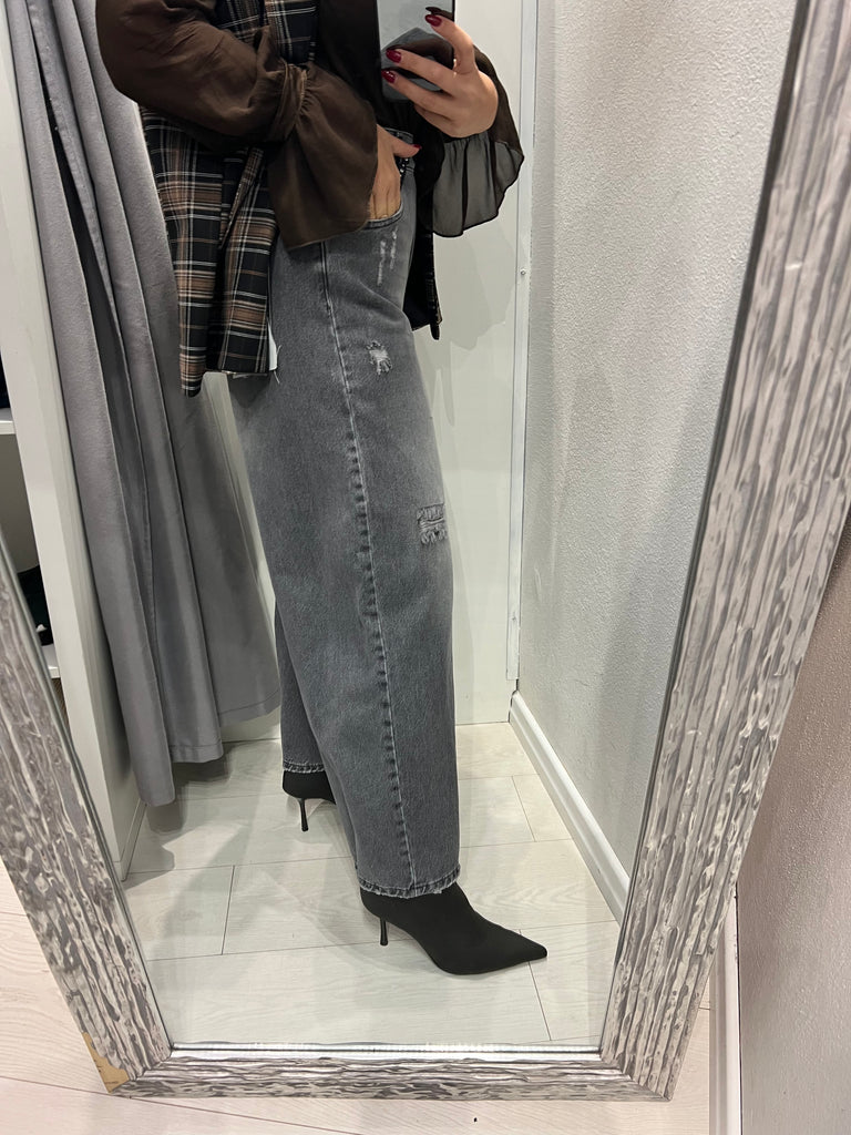 HaveOne•Jeans Bella grigio slavato