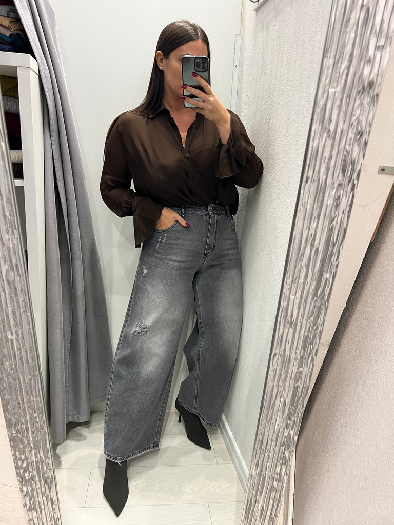 HaveOne•Jeans Bella grigio slavato