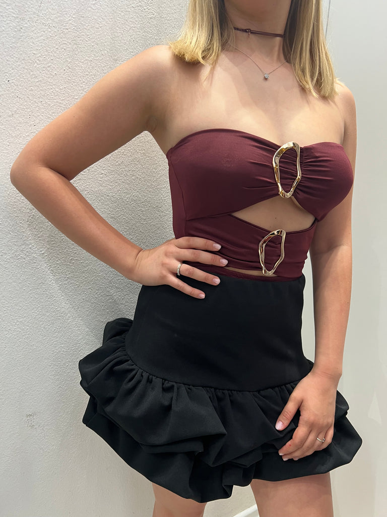 MSS💥KONTATTO•Top fascia cut-out anelli oro•Più colori
