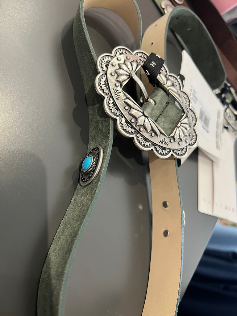 HaveOne•Cintura scamosciata militare
