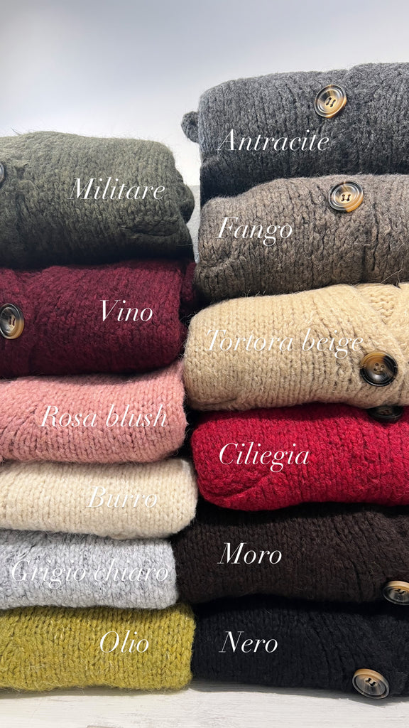 HaveOne•Cardigan over con manica palloncino•Più colori