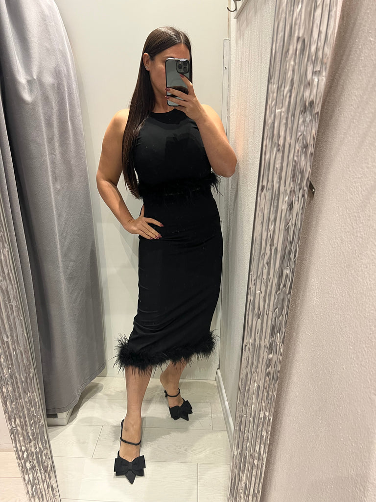 HaveOne•Gonna longuette piume