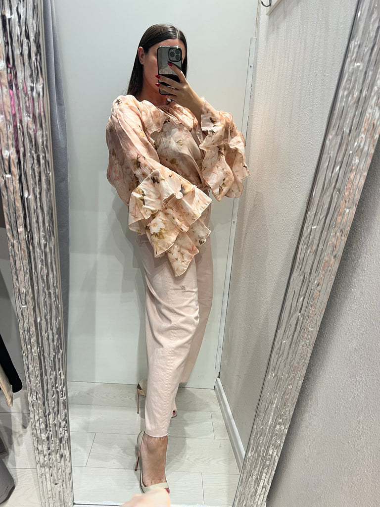 HaveOne•Jeans pantalone Barbara rosa