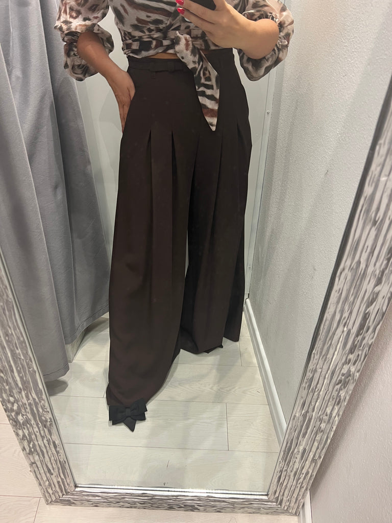 IMPERIAL•Pantalone best palazzo ebano