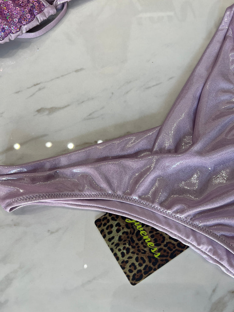 🚨4giveness-Bikini triangolo e slip V Pretty paillettes