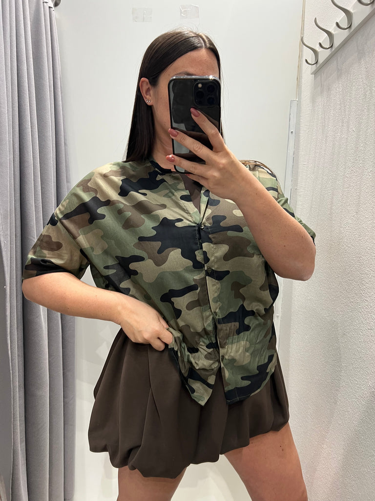 ViCOLO•Camicia coreana camouflage