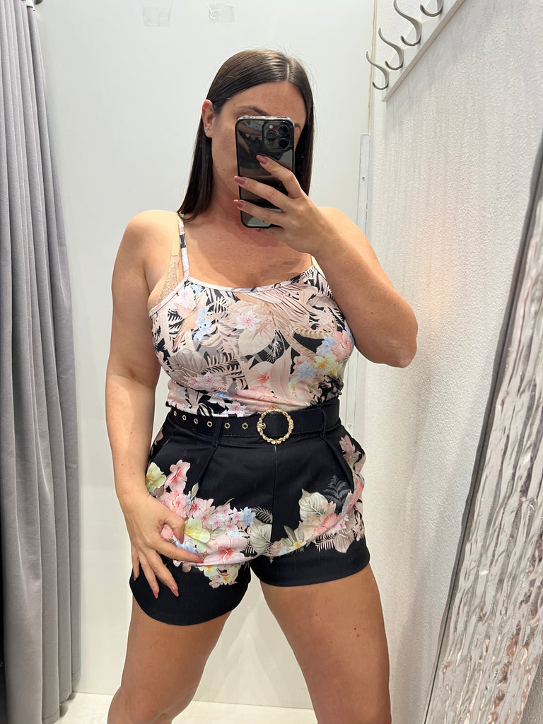 🚨KONTATTO•Completo Zimmer camicia+pantaloncino base nera