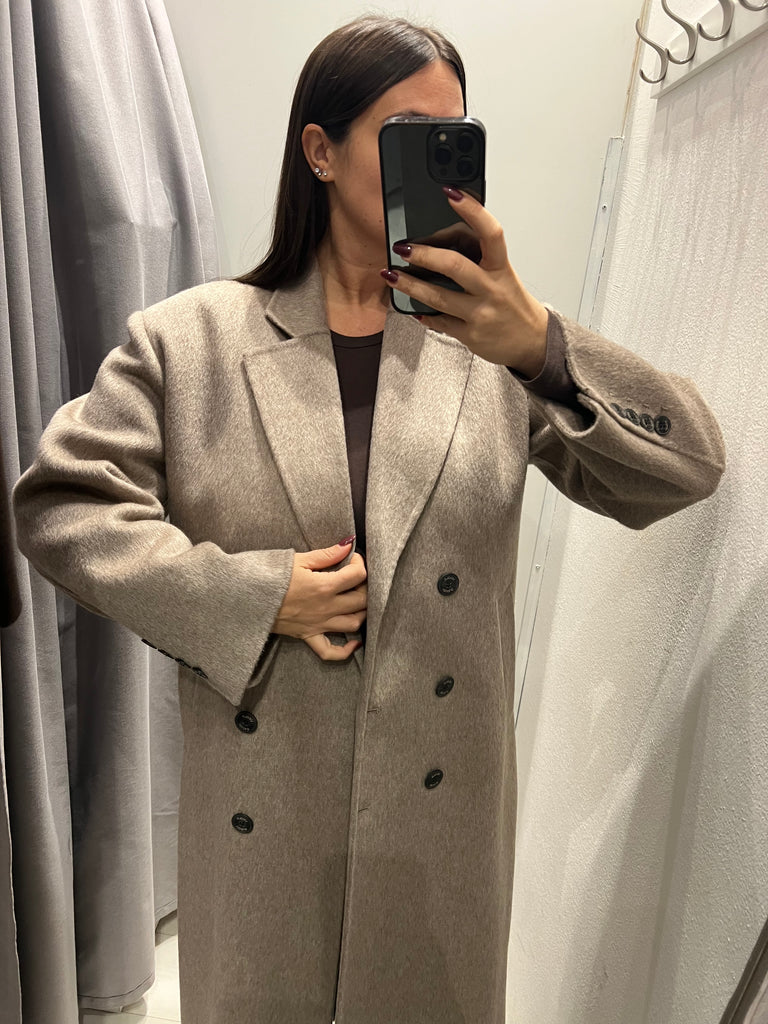 ViCOLO•Cappotto over doppiopetto cascià