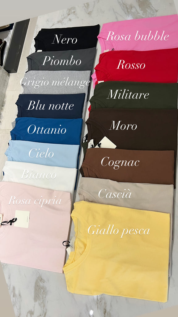 EVER ViCOLO•T-shirt regular in cotone•Più colori1