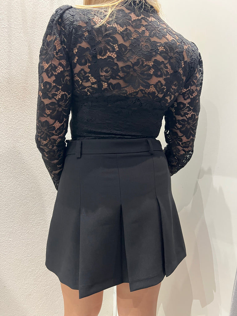 IMPERIAL•Gonna pieghe nero