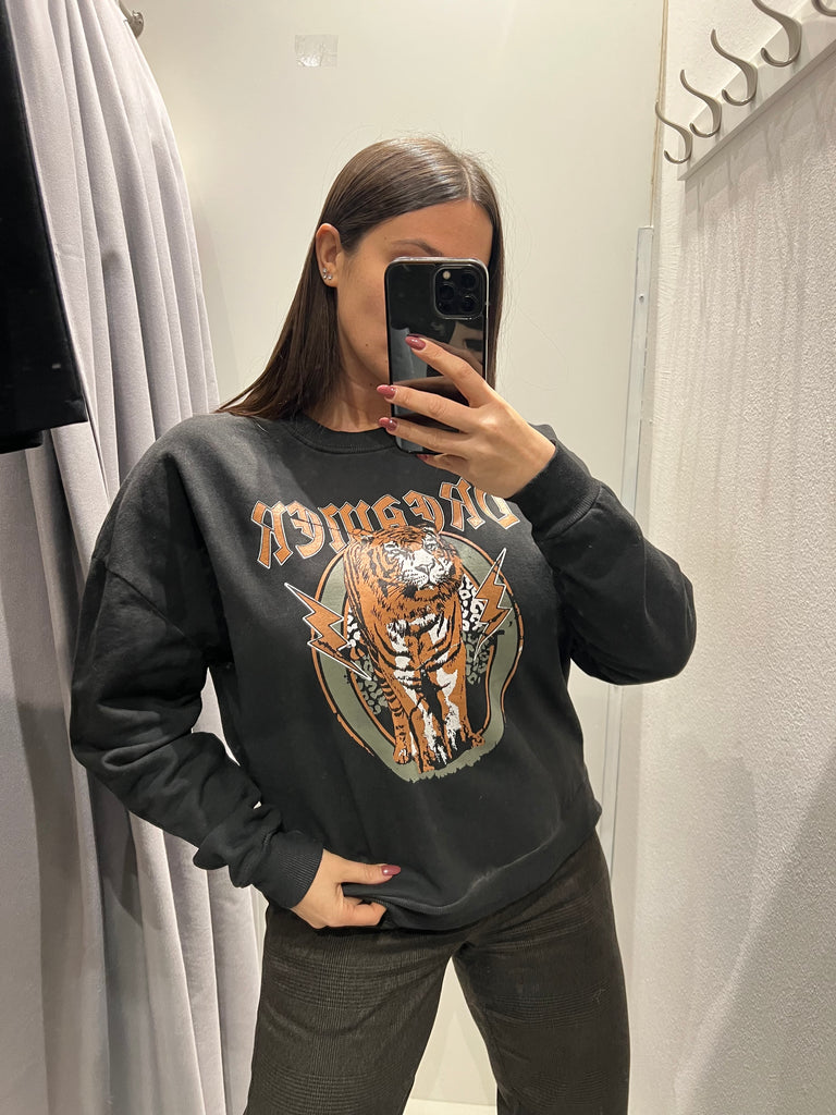 BLK30 HaveOne•Felpa Dreamer tigre interno felpato