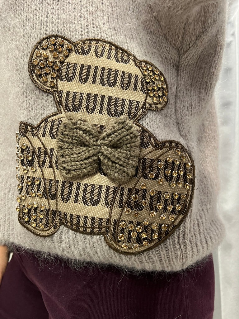 Philia Loft•Maglione cardigan zip mohair