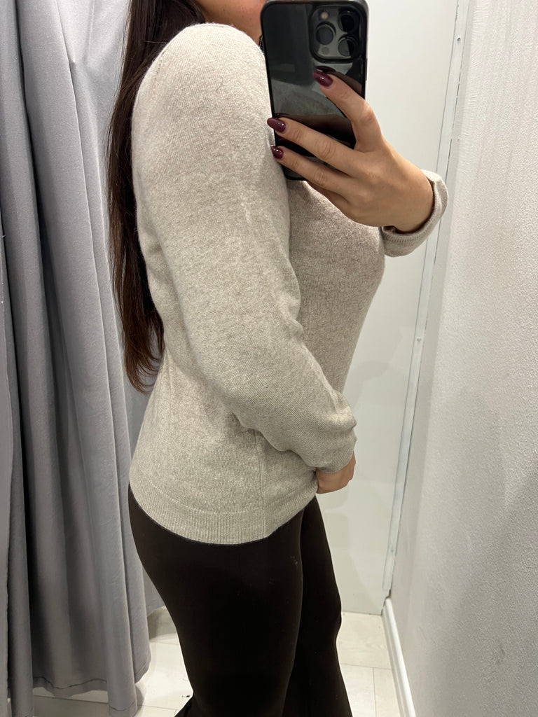 BLK30 ViCOLO•Maglioncino scollo V pizzo•Più colori