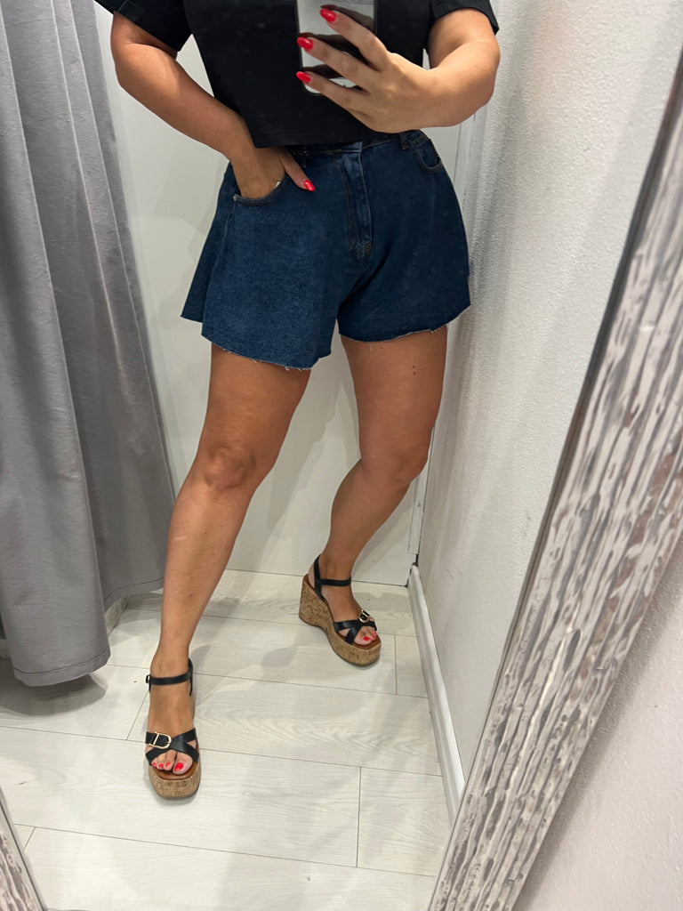 MSS💥HaveOne•Shorts farfalla jeans